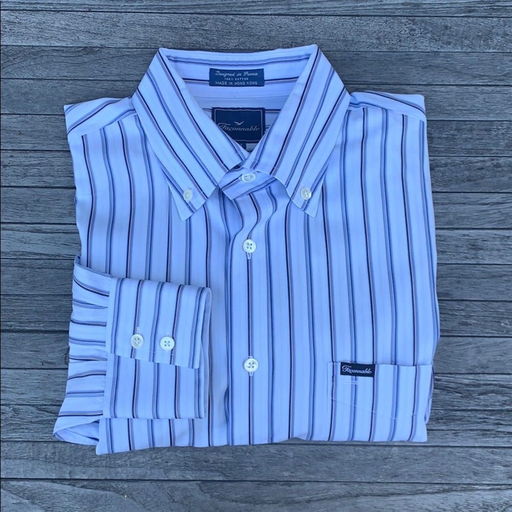 Faconnable Long Sleeve Button Down